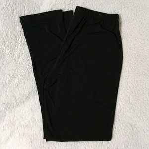 Slinky Brand Black Relaxed Fit Basic Pants Size M